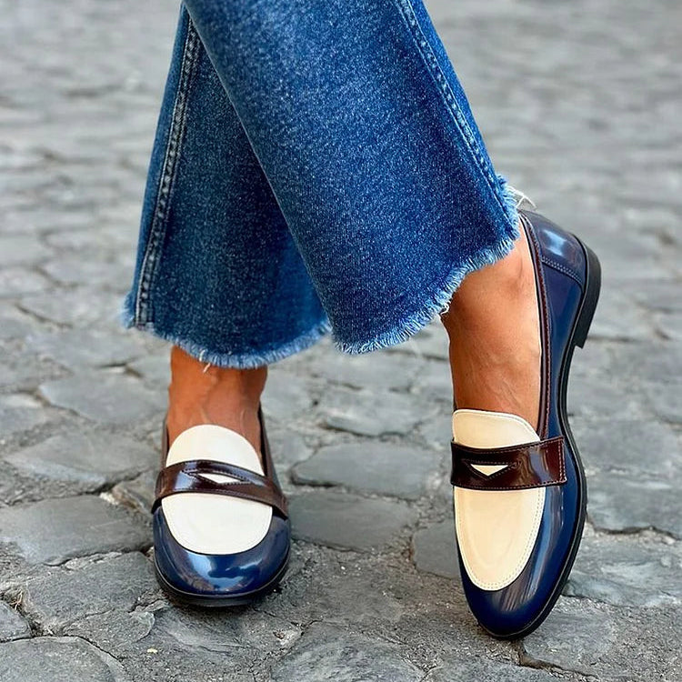 Whitney | Elegant Two-tone Loafer