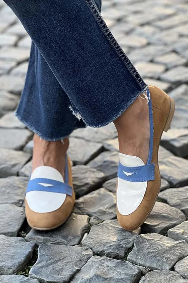 Michelle | Color-block Loafers