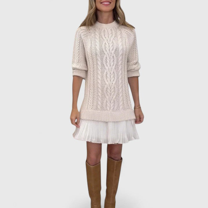 Elaine | Elegant Sweater Dress