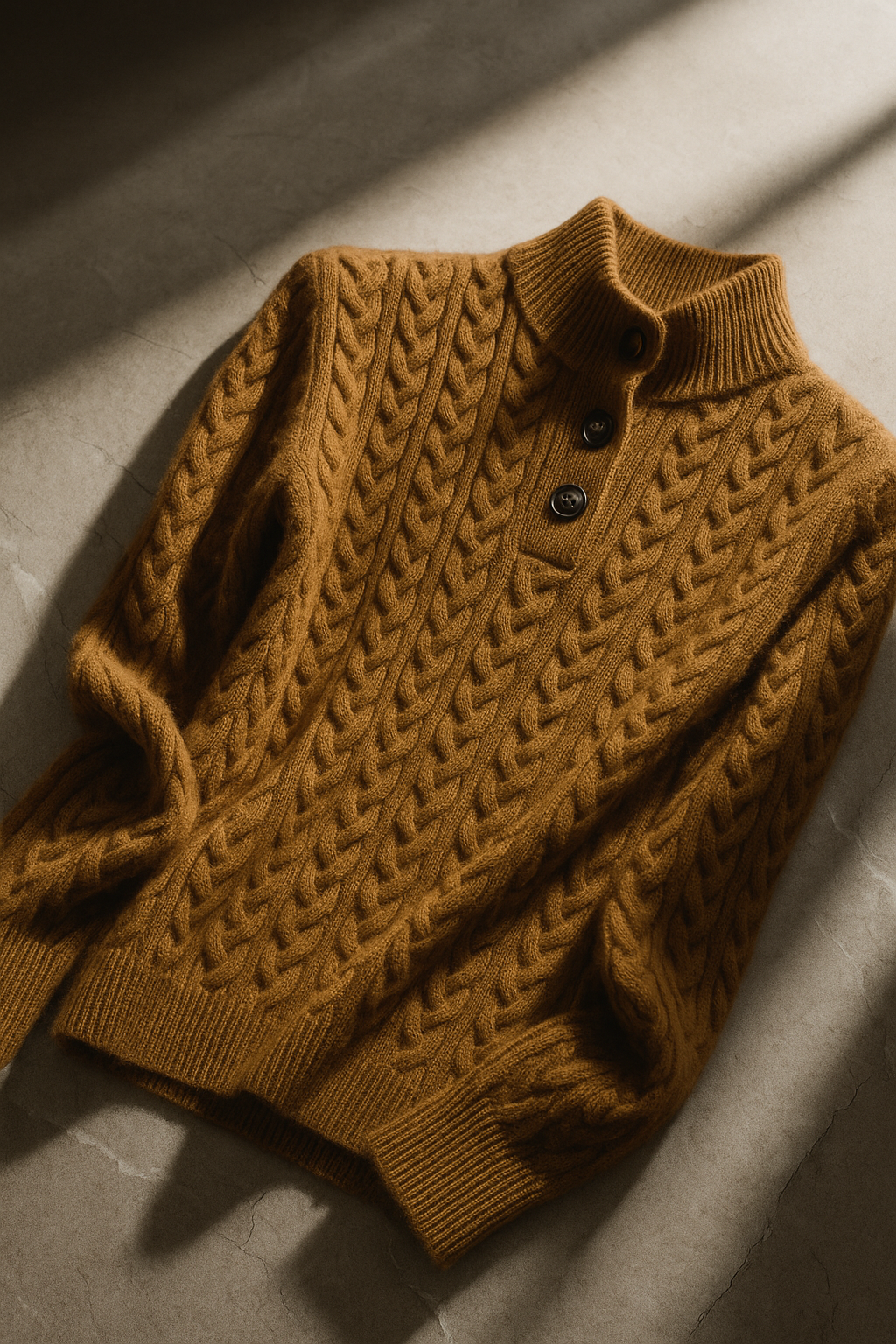 Kyla | Button-Up Cashmere Sweater