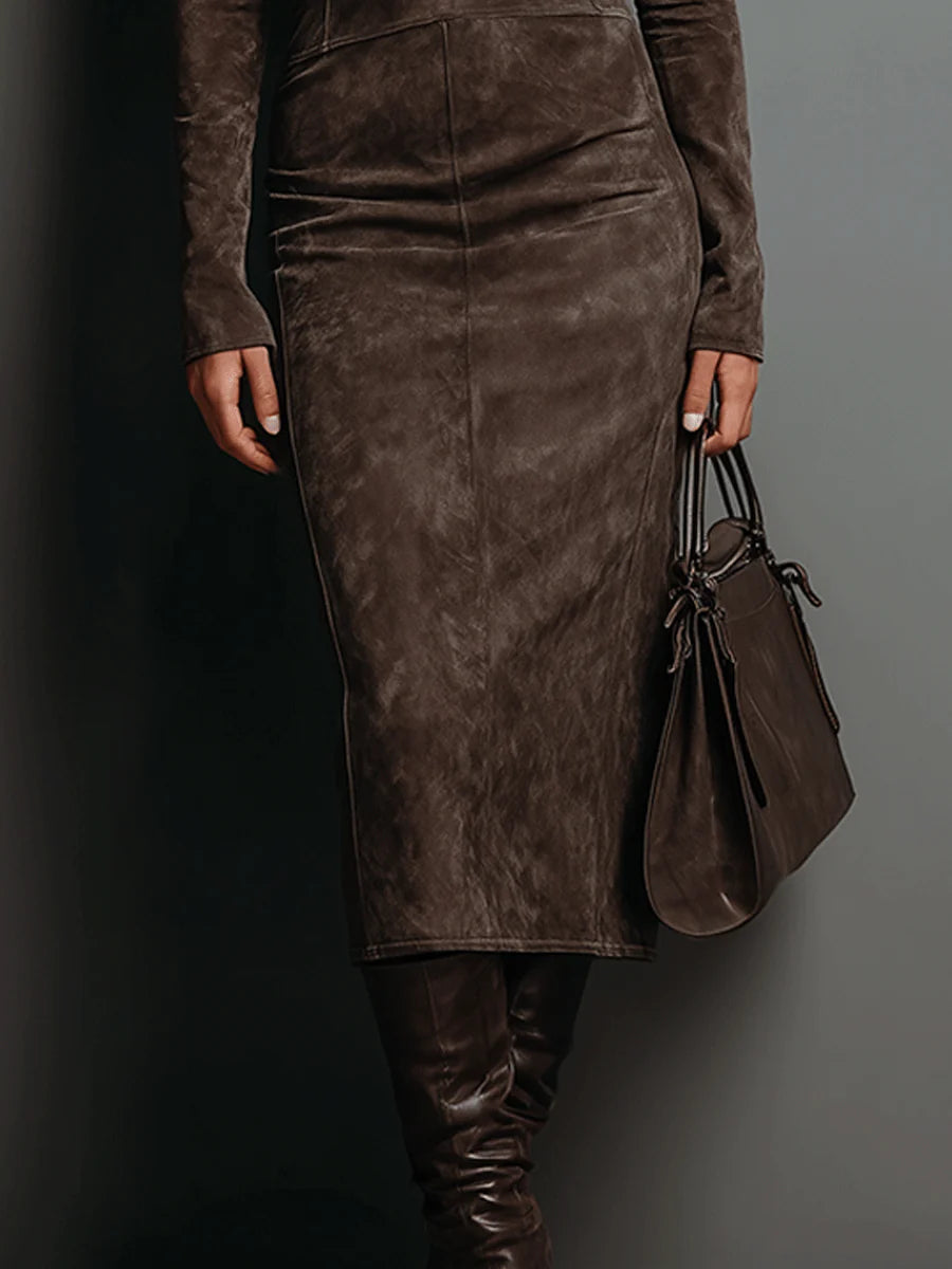 Eliza | Long Sleeve Midi Dress