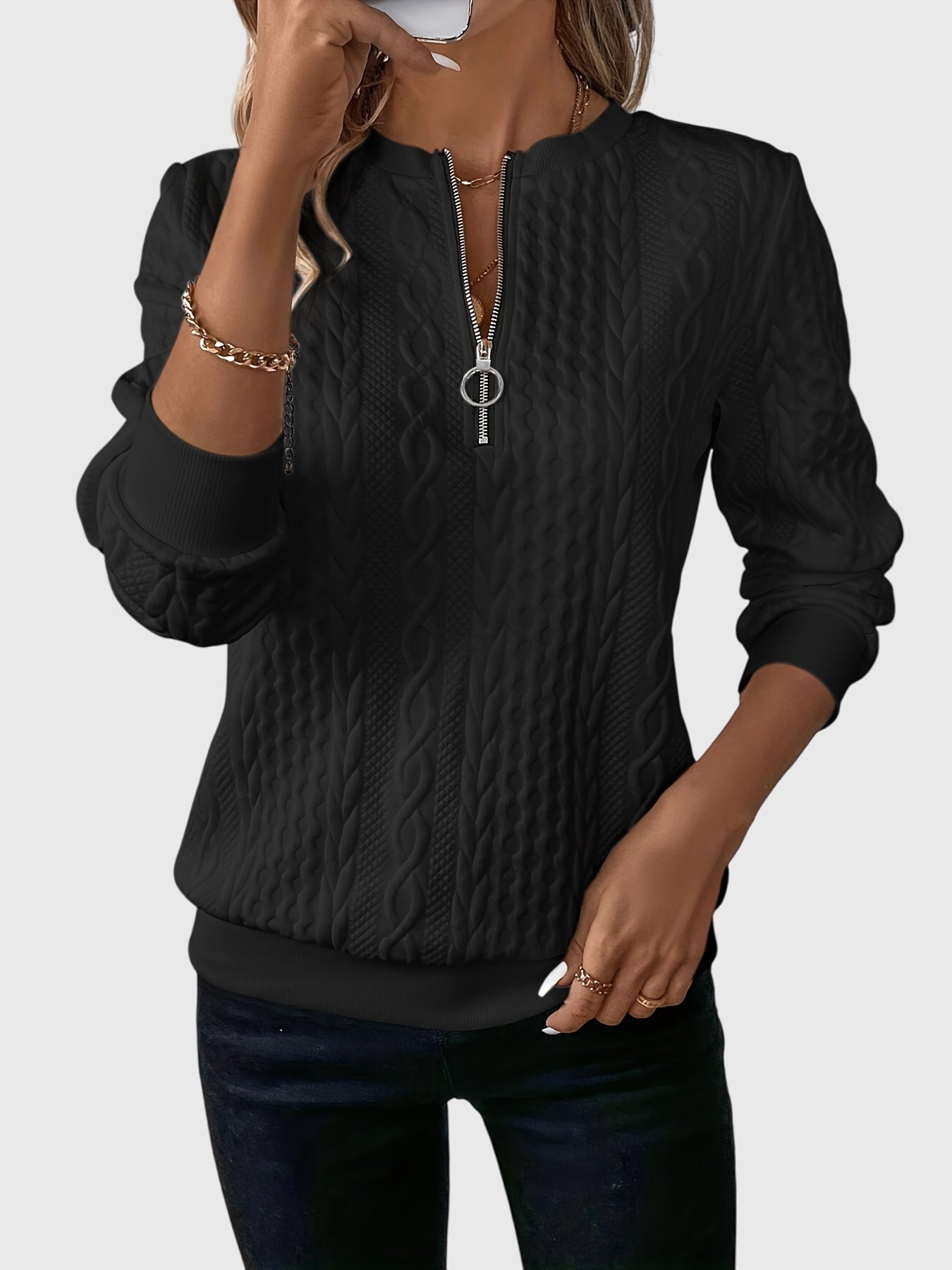 Marianne | Sweater with Zipper