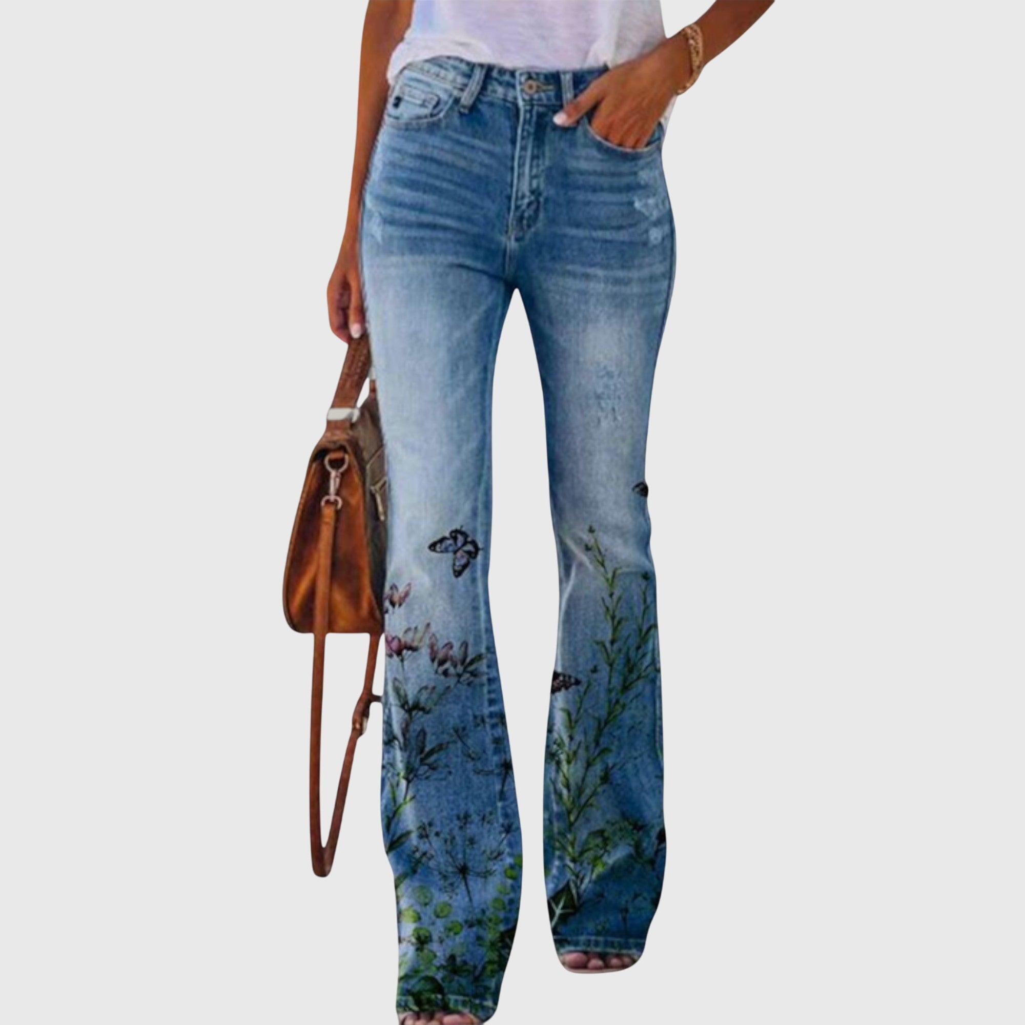 Anna | Pants with Flowers