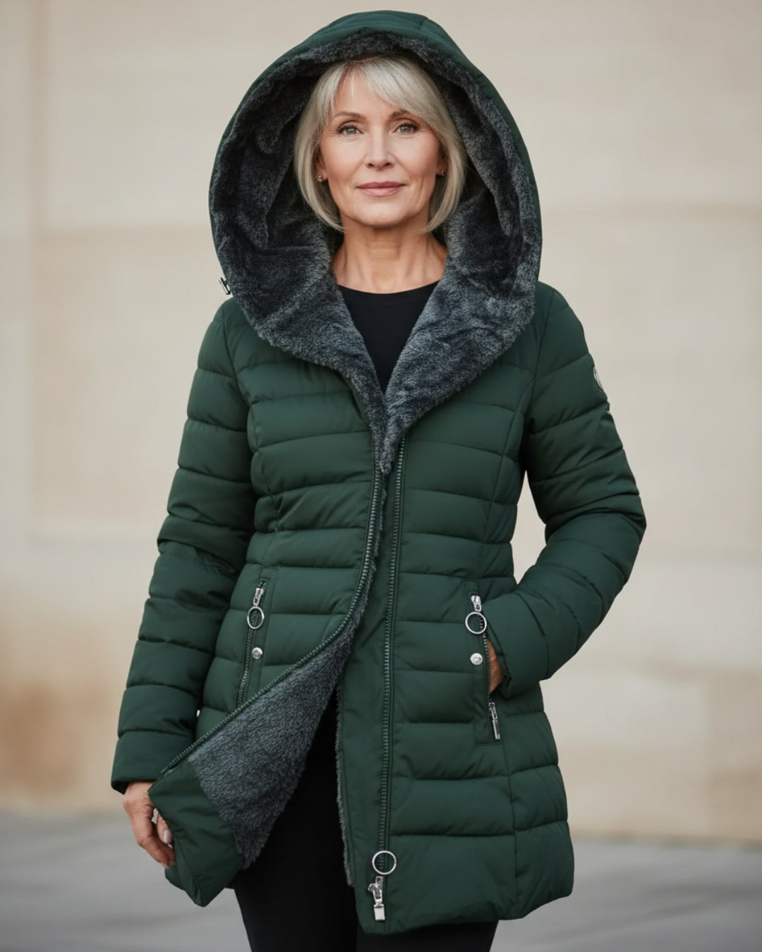 Emily | Fleece Lined Puffer Coat