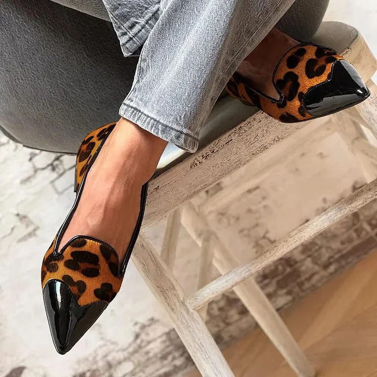 Nicole | Refined Animal Print Ballet Flats