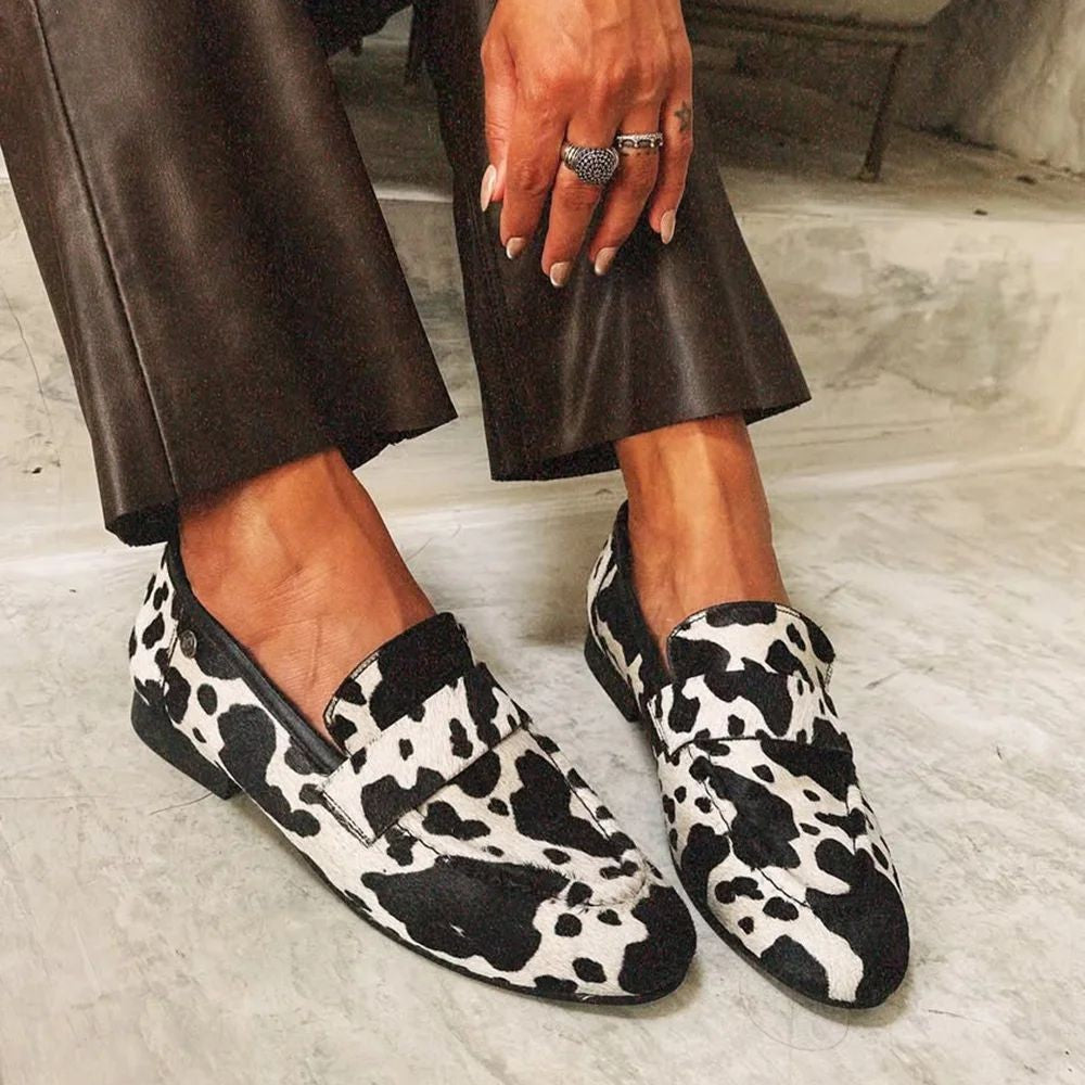 Julie | Elegant Animal Print Loafers