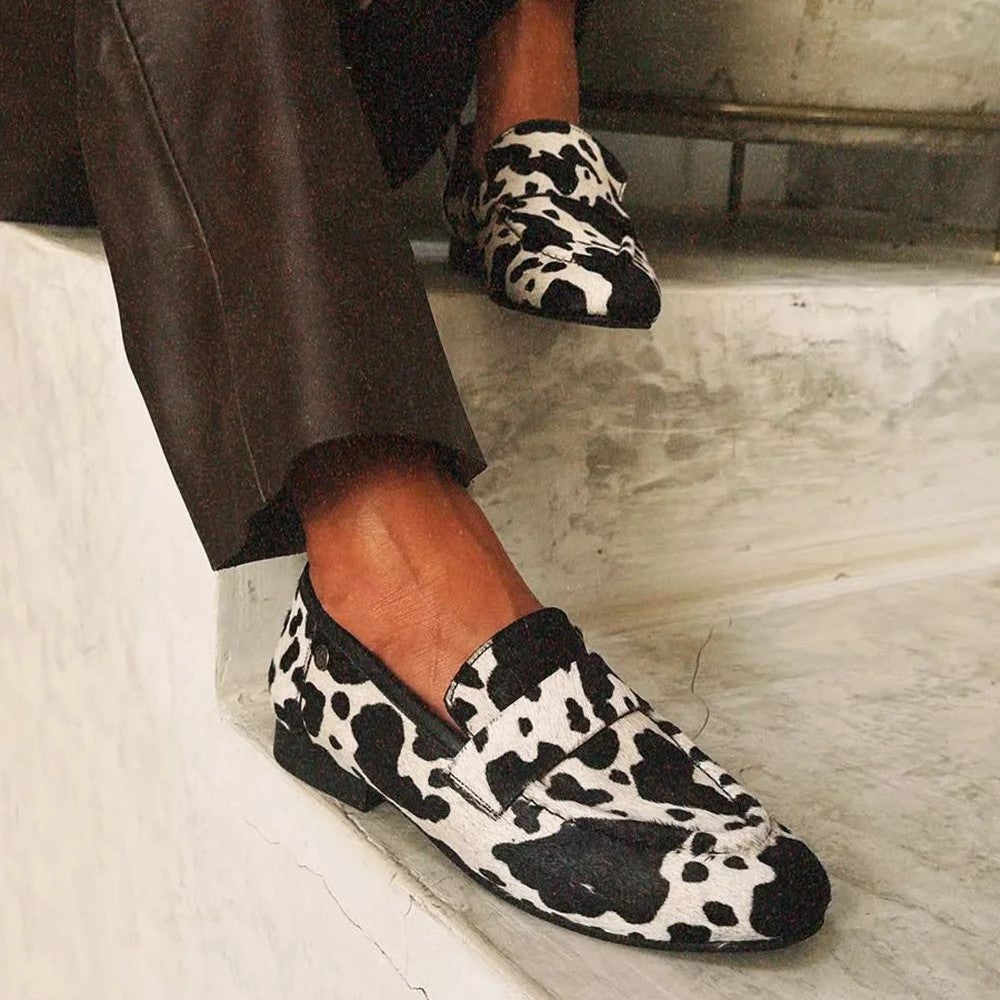 Julie | Elegant Animal Print Loafers
