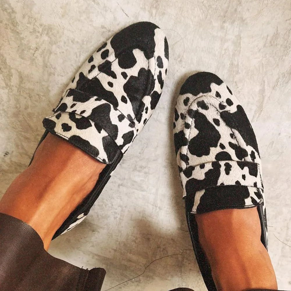 Julie | Elegant Animal Print Loafers