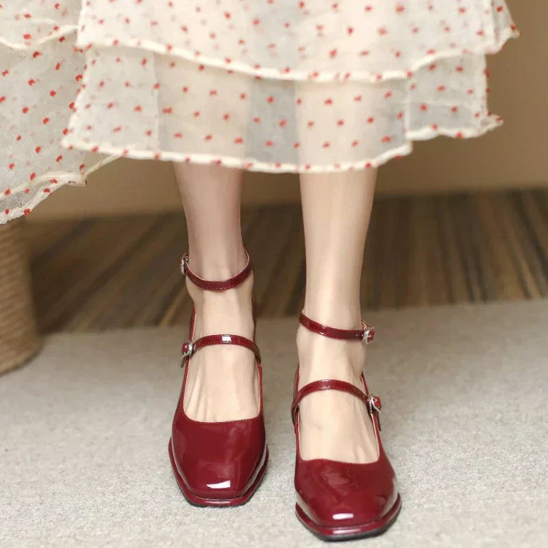 Bethany | Elegant Ankle-Strap Pumps