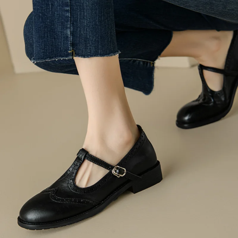 Carol | Elegant T-Strap Mary Janes