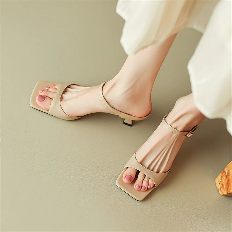 Mia | Rosa Heel Mules