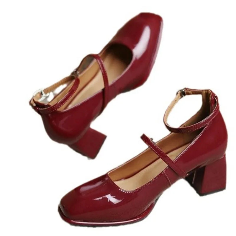 Bethany | Elegant Ankle-Strap Pumps