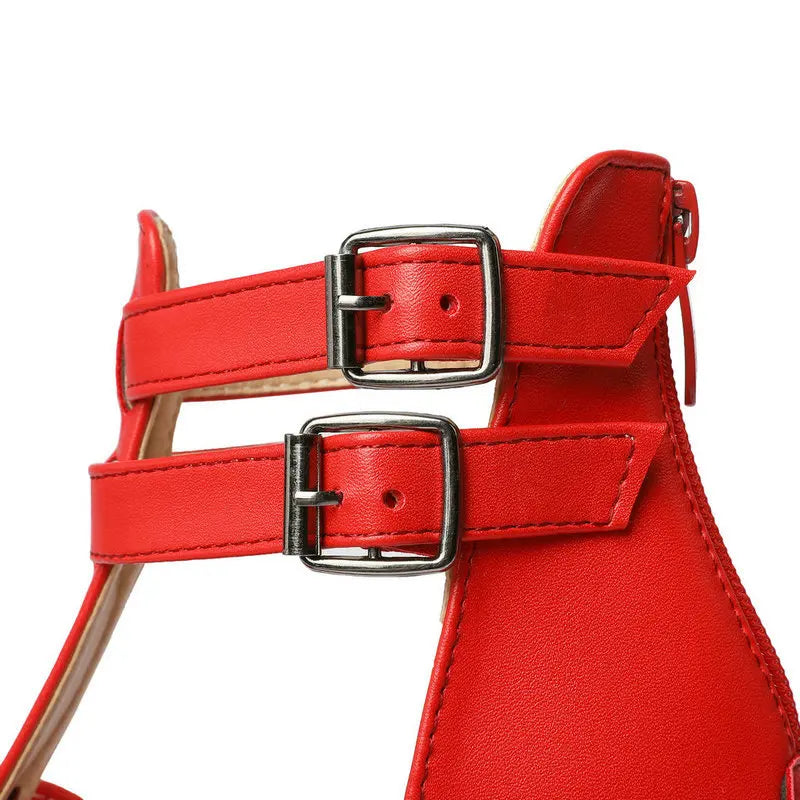 Carla | Strapped Platform Heels