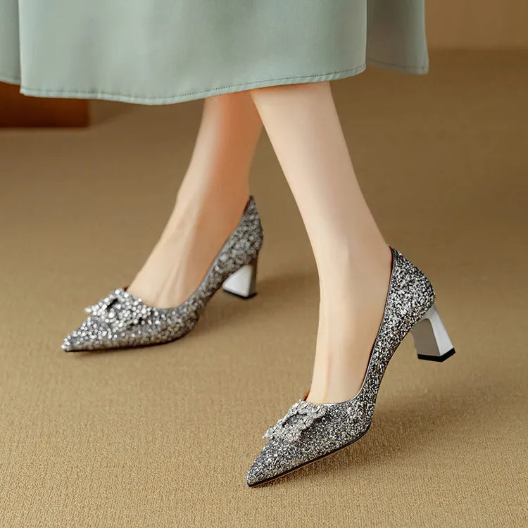 Cynthia | Glitter Pumps