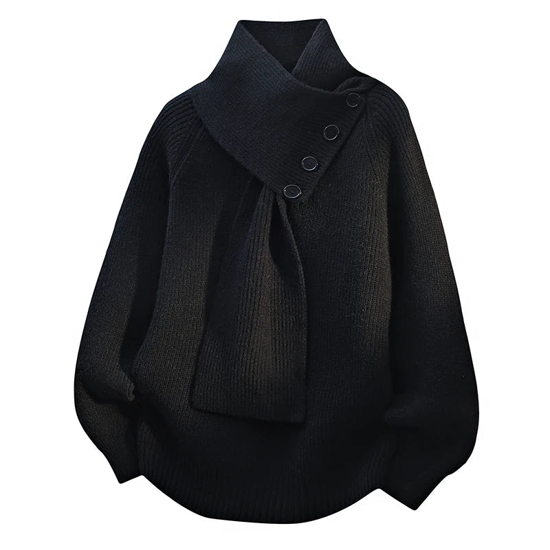 Karina | Soft Button-Detail Knit Sweater