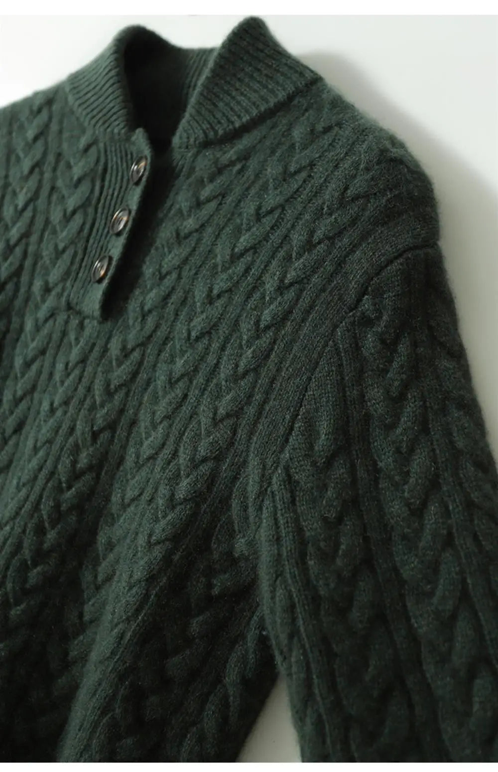Kyla | Button-Up Cashmere Sweater