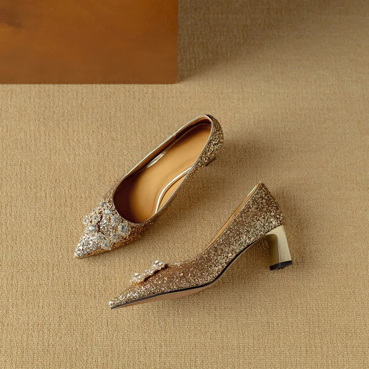 Cynthia | Glitter Pumps