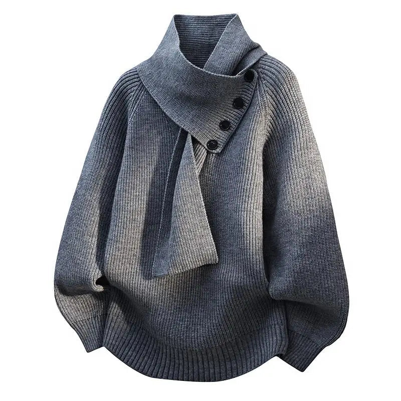 Karina | Soft Button-Detail Knit Sweater