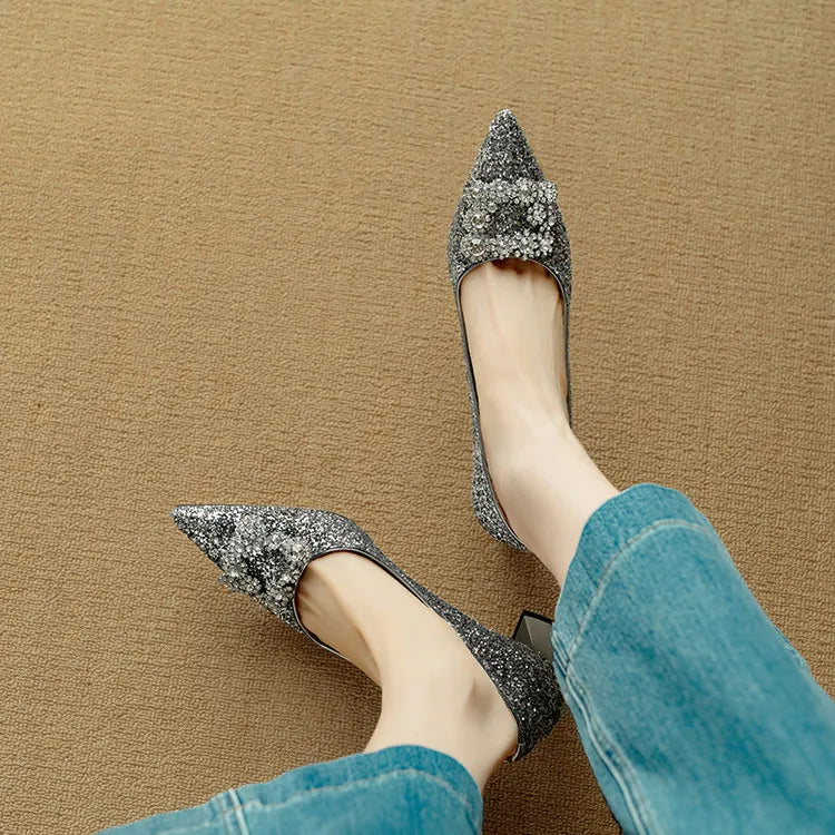 Cynthia | Glitter Pumps