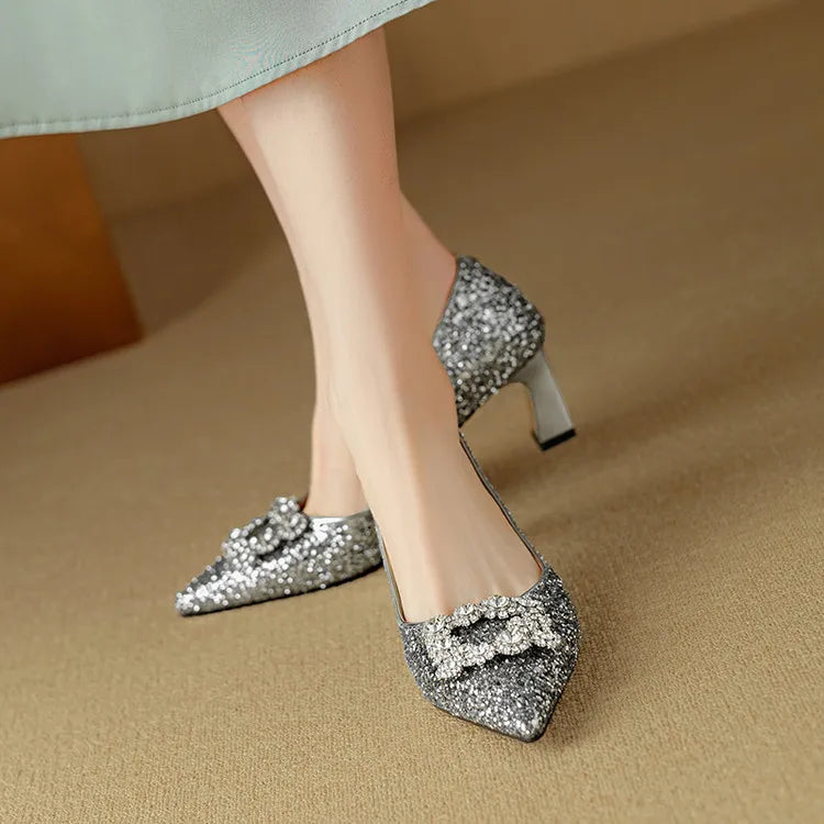 Cynthia | Glitter Pumps