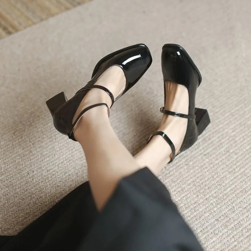 Bethany | Elegant Ankle-Strap Pumps