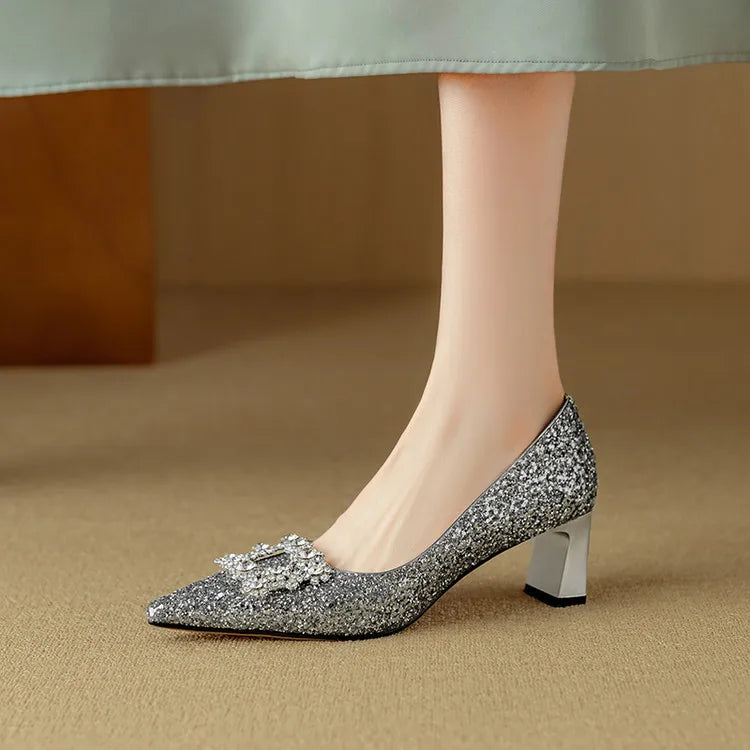 Cynthia | Glitter Pumps