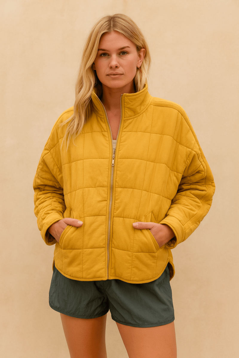 Lauren | Lightweight Compact Zip Puffer Jacket