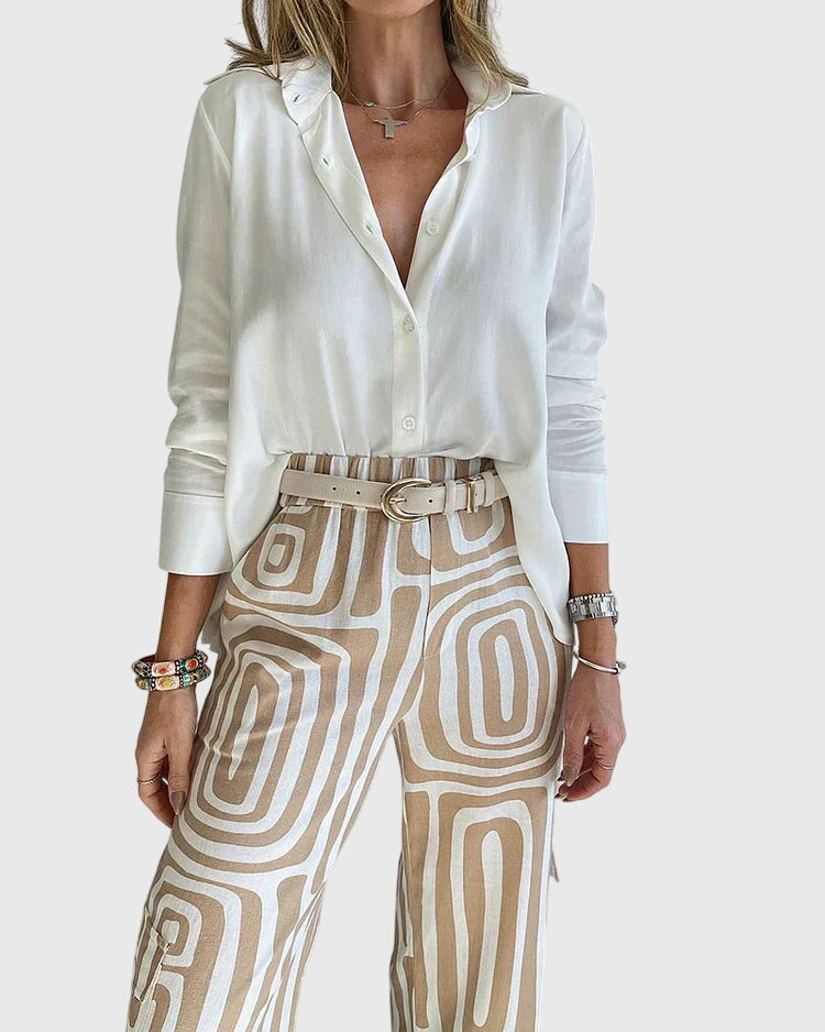 Victoria | Stylish Pants + Free Blouse & Belt