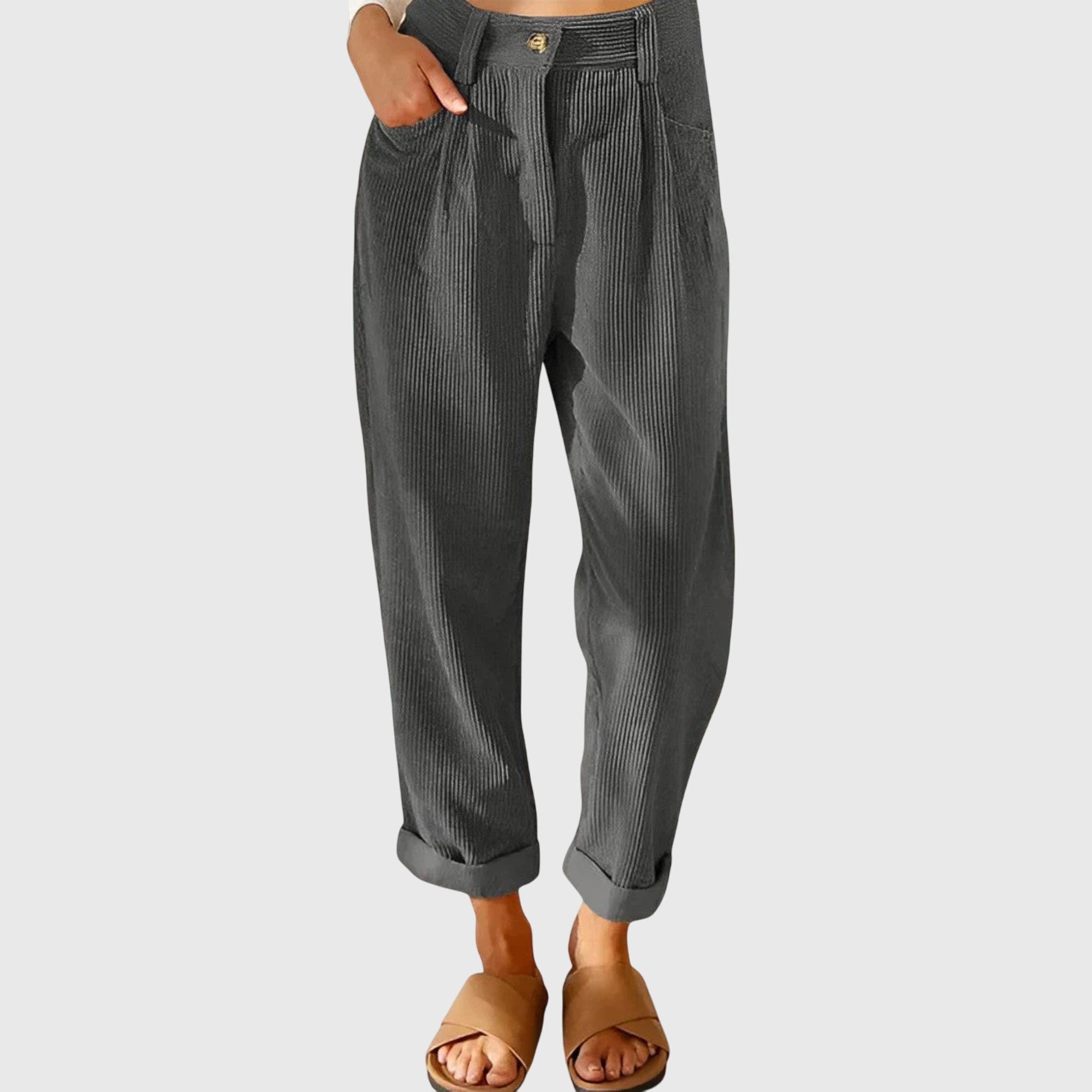 Chloe | Modern Cord Pants