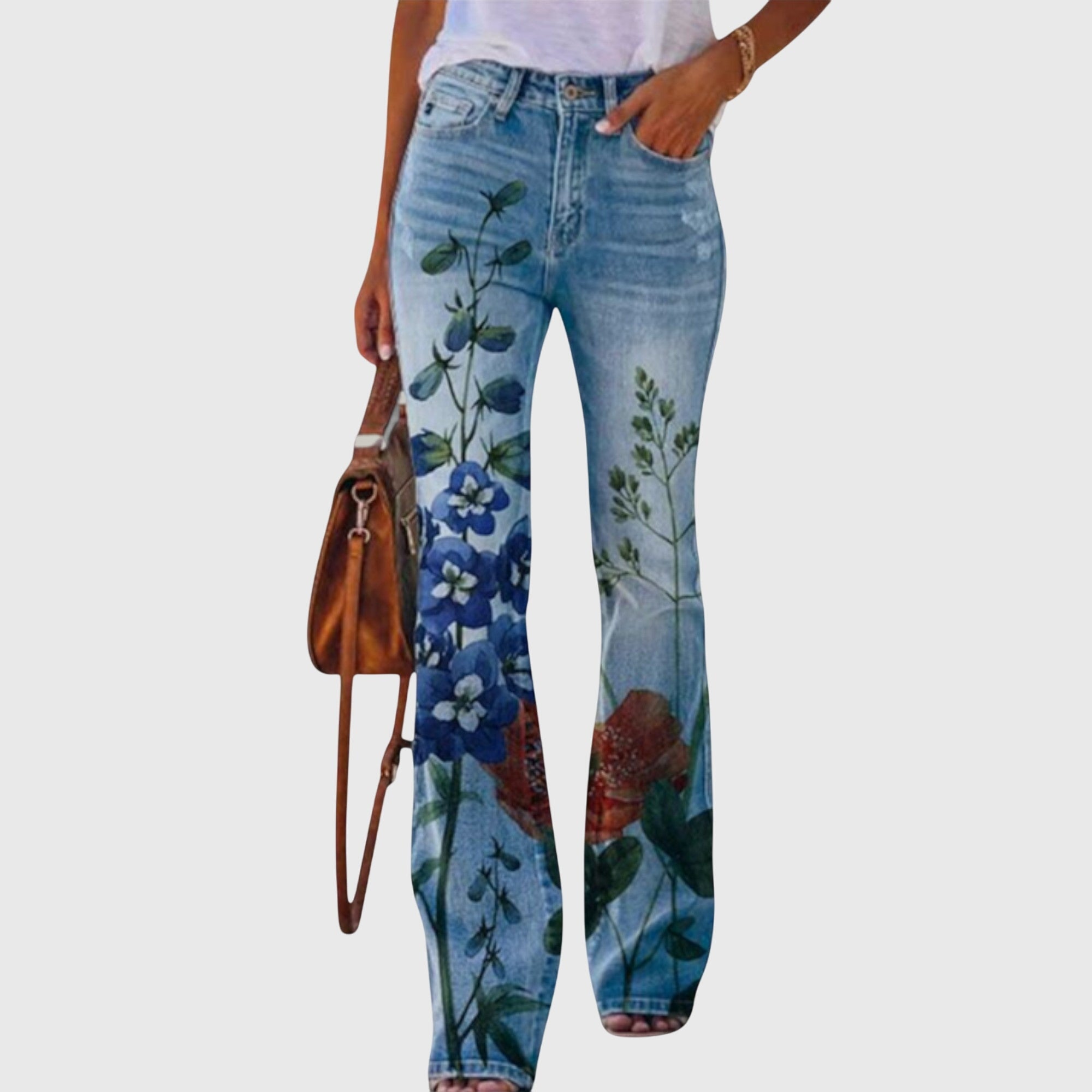 Anna | Pants with Flowers