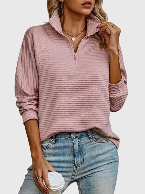 Crystal | Elegant Sweater with Zipper