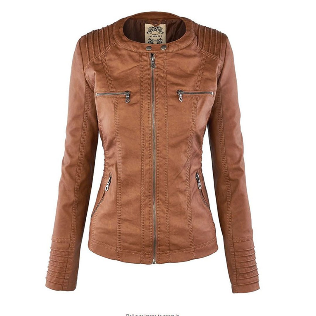 Laura | Elegant Leather Jacket