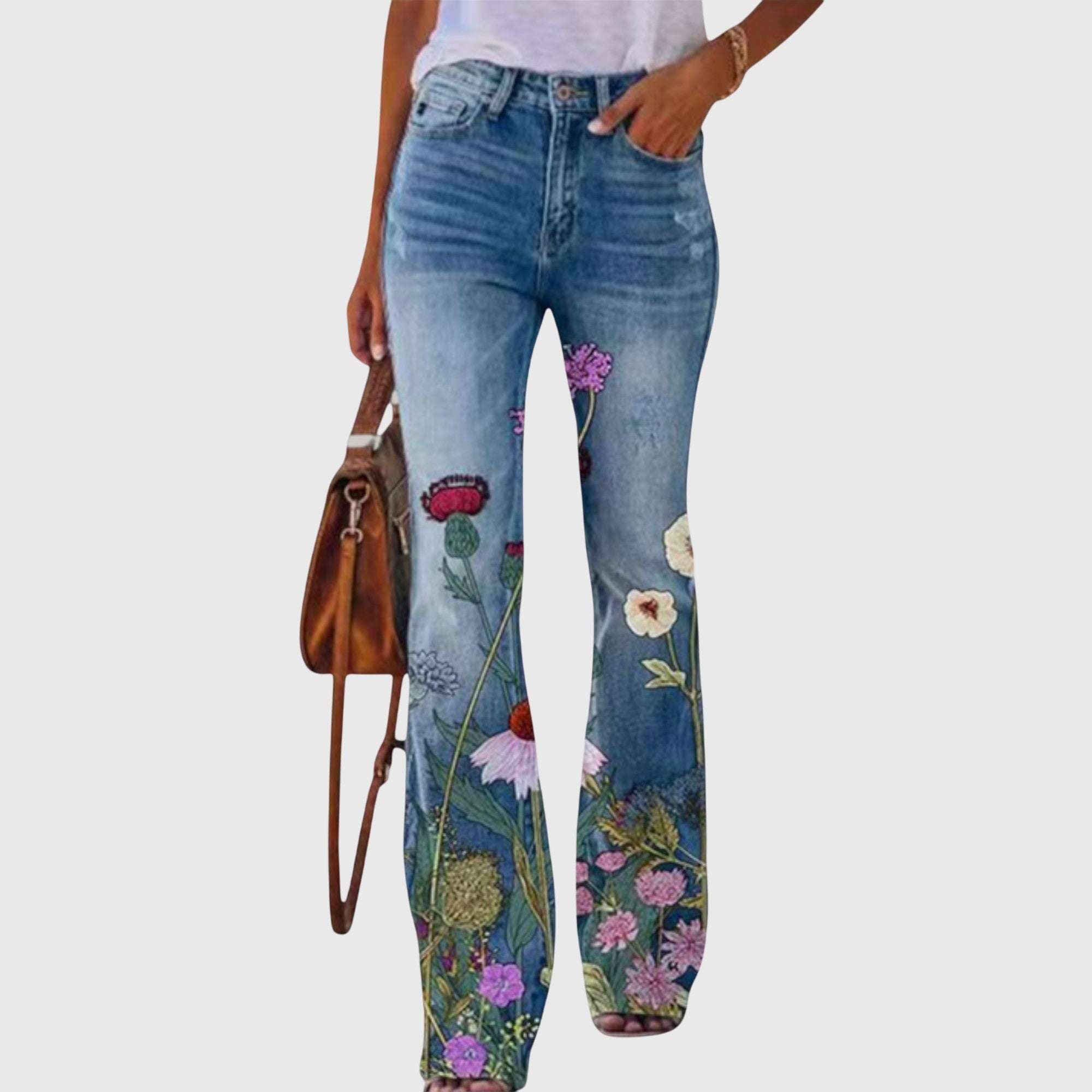 Anna | Pants with Flowers