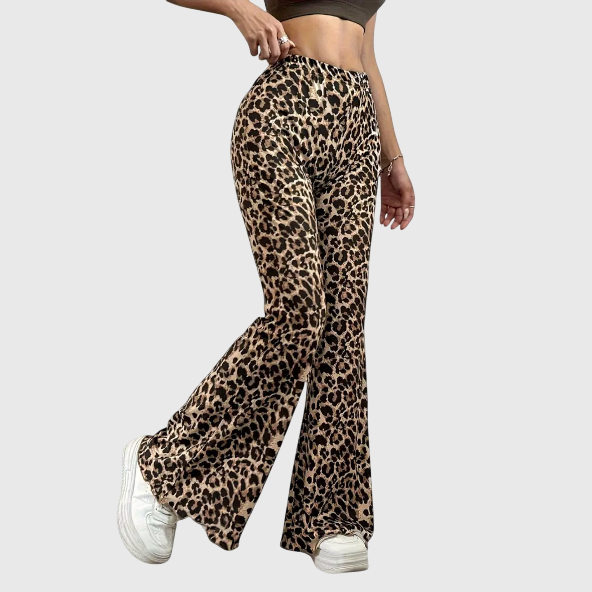Nevaeh | Leopard Bootcut Pants