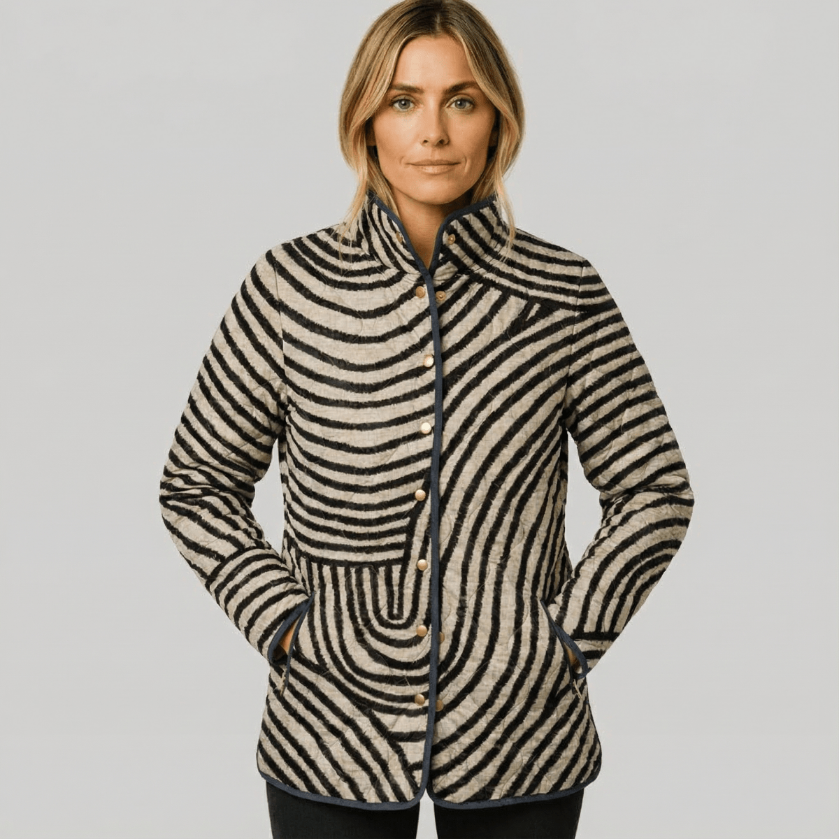 Michelle | Retro Quilted Jacket