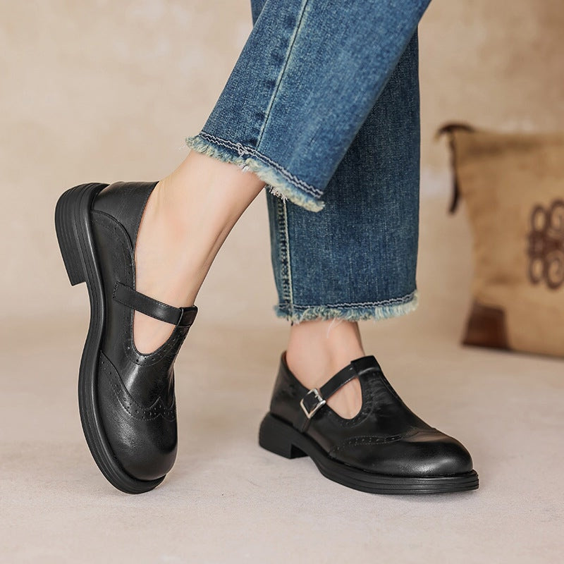 Hannah | Elegant Mary Janes Made Of Leather