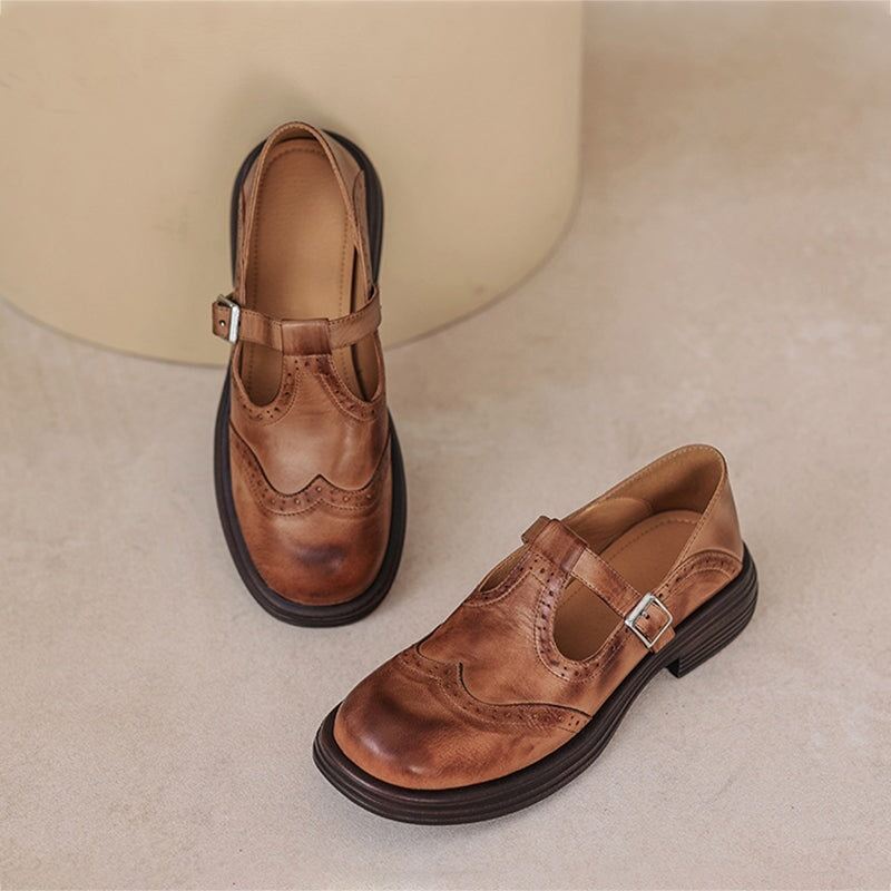 Hannah | Elegant Mary Janes Made Of Leather