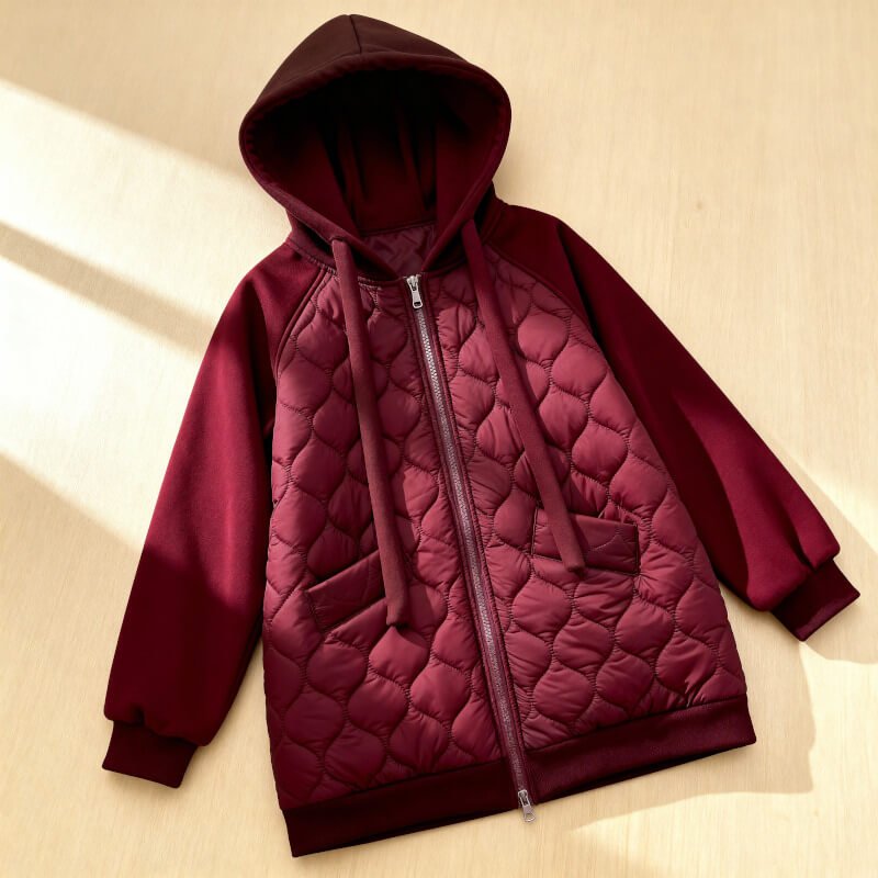 Amanda | Quilted Hoodie Jacket