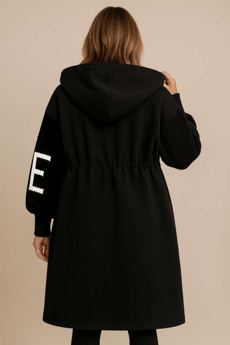 Rebecca | Knitted Hooded Long Coat