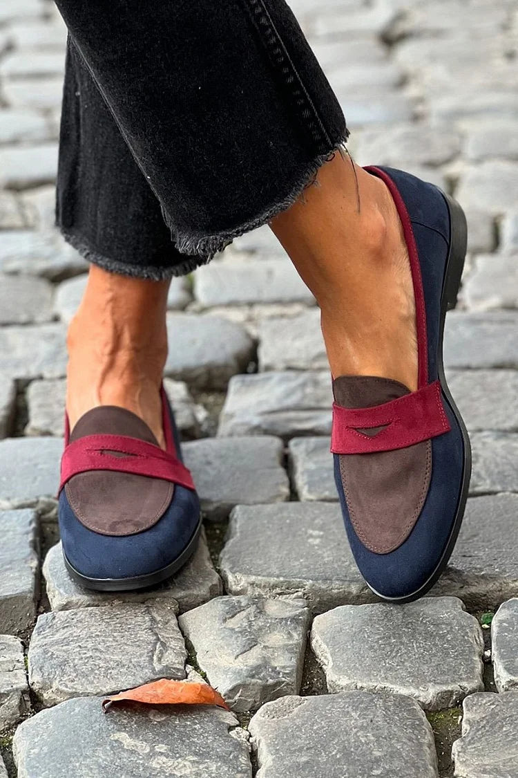 Erin | Color-block Loafers
