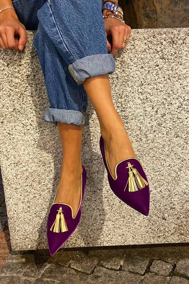 Crystal | Loafer With Elegant Tassels