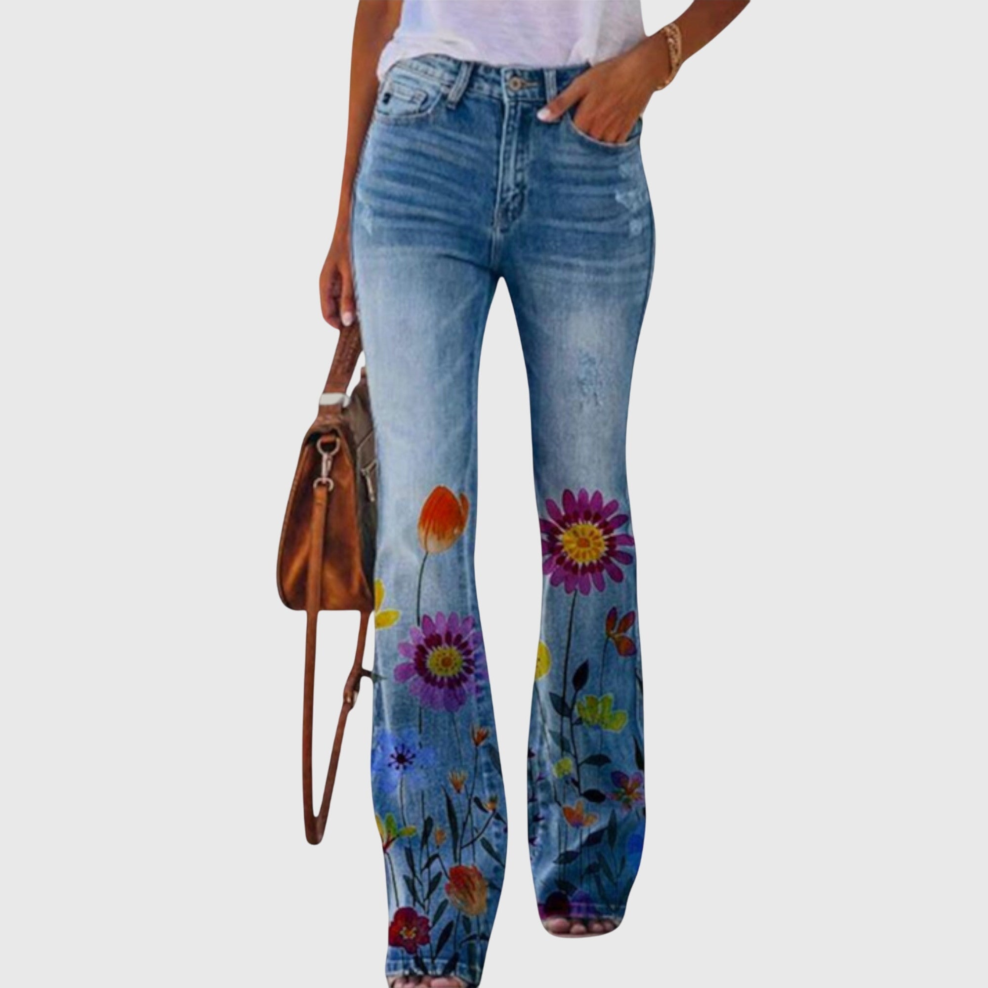 Anna | Pants with Flowers