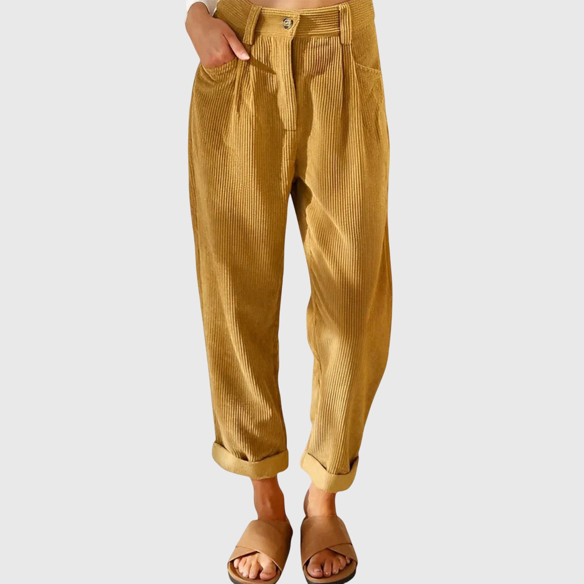 Chloe | Modern Cord Pants
