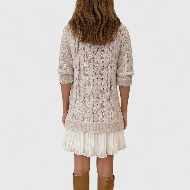 Elaine | Elegant Sweater Dress
