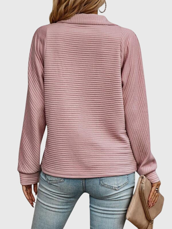 Crystal | Elegant Sweater with Zipper