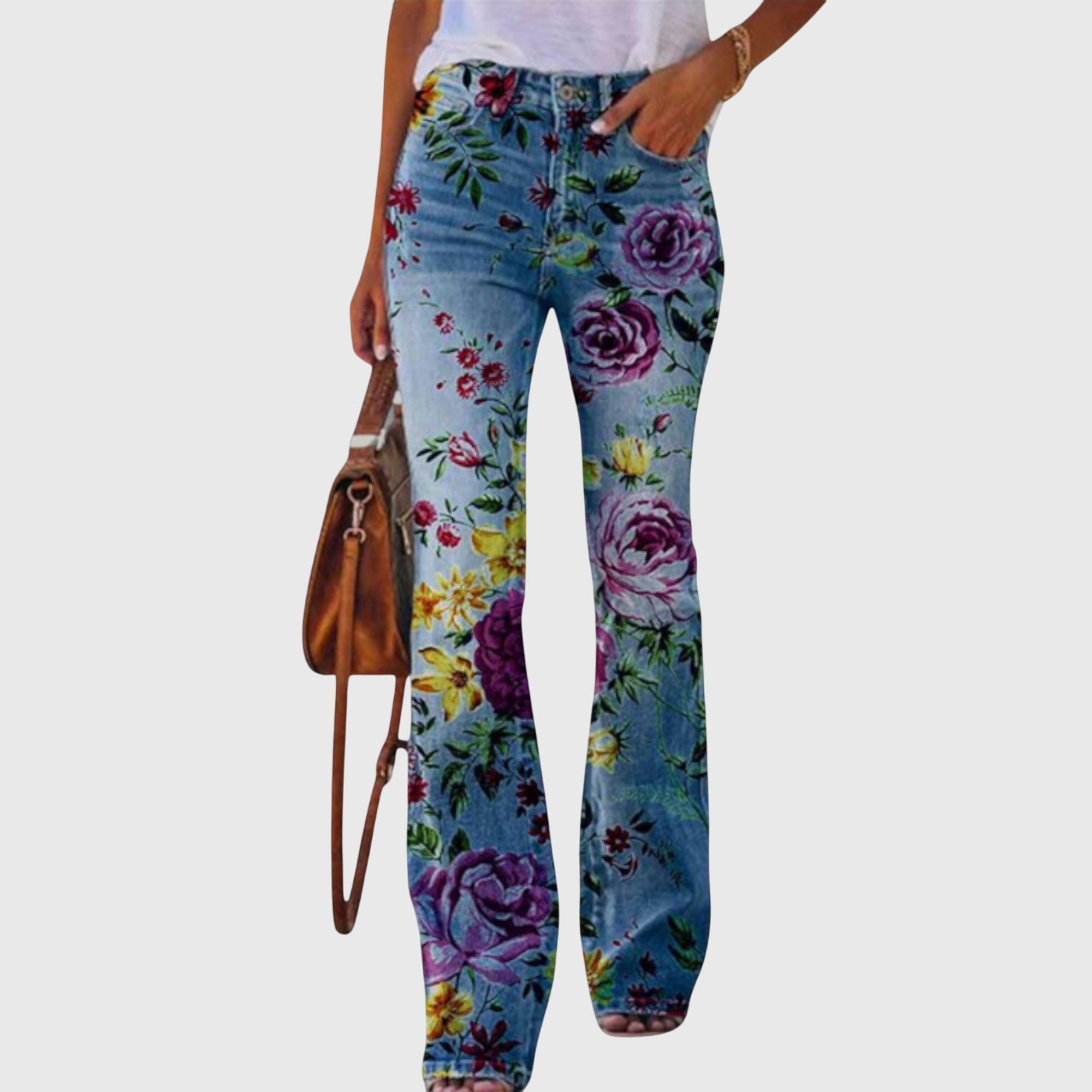 Anna | Pants with Flowers