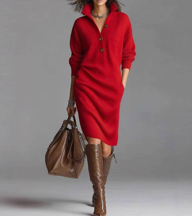 Katherine | Elegant knitted Dress