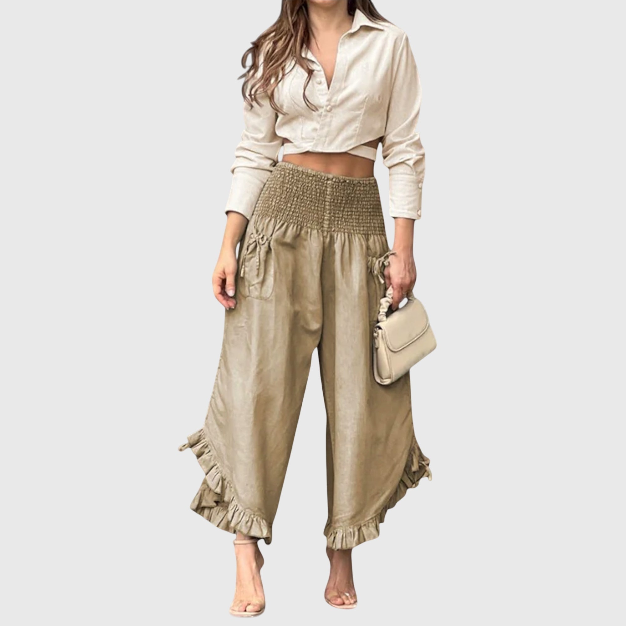 Ivy | Casual Pants with Fashionable Pleats