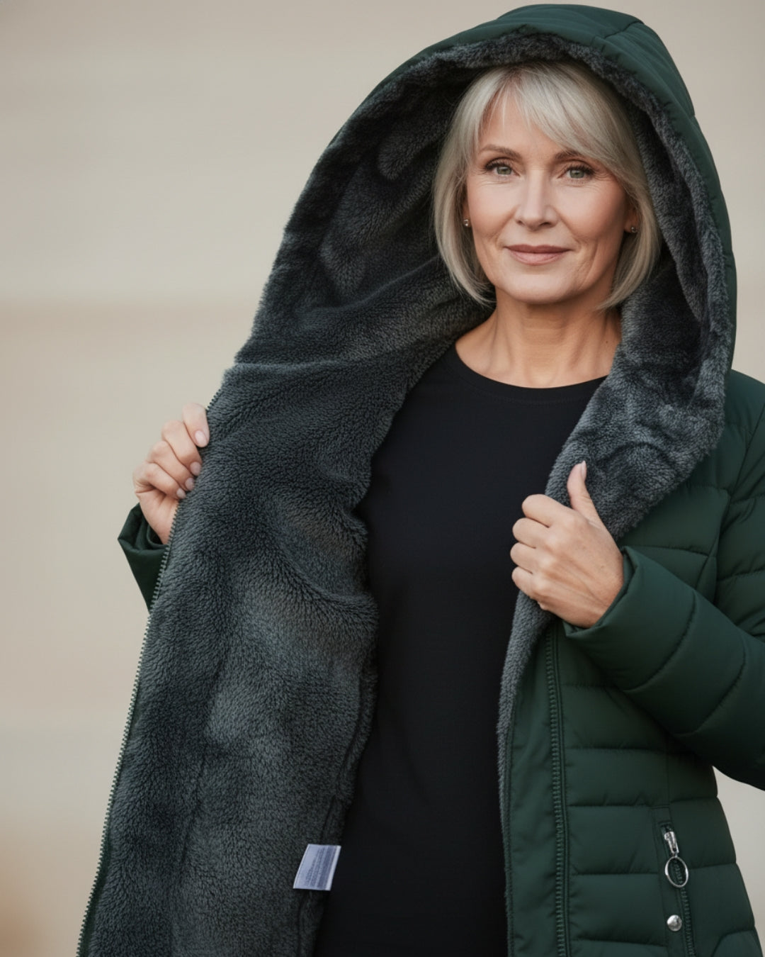 Emily | Fleece Lined Puffer Coat