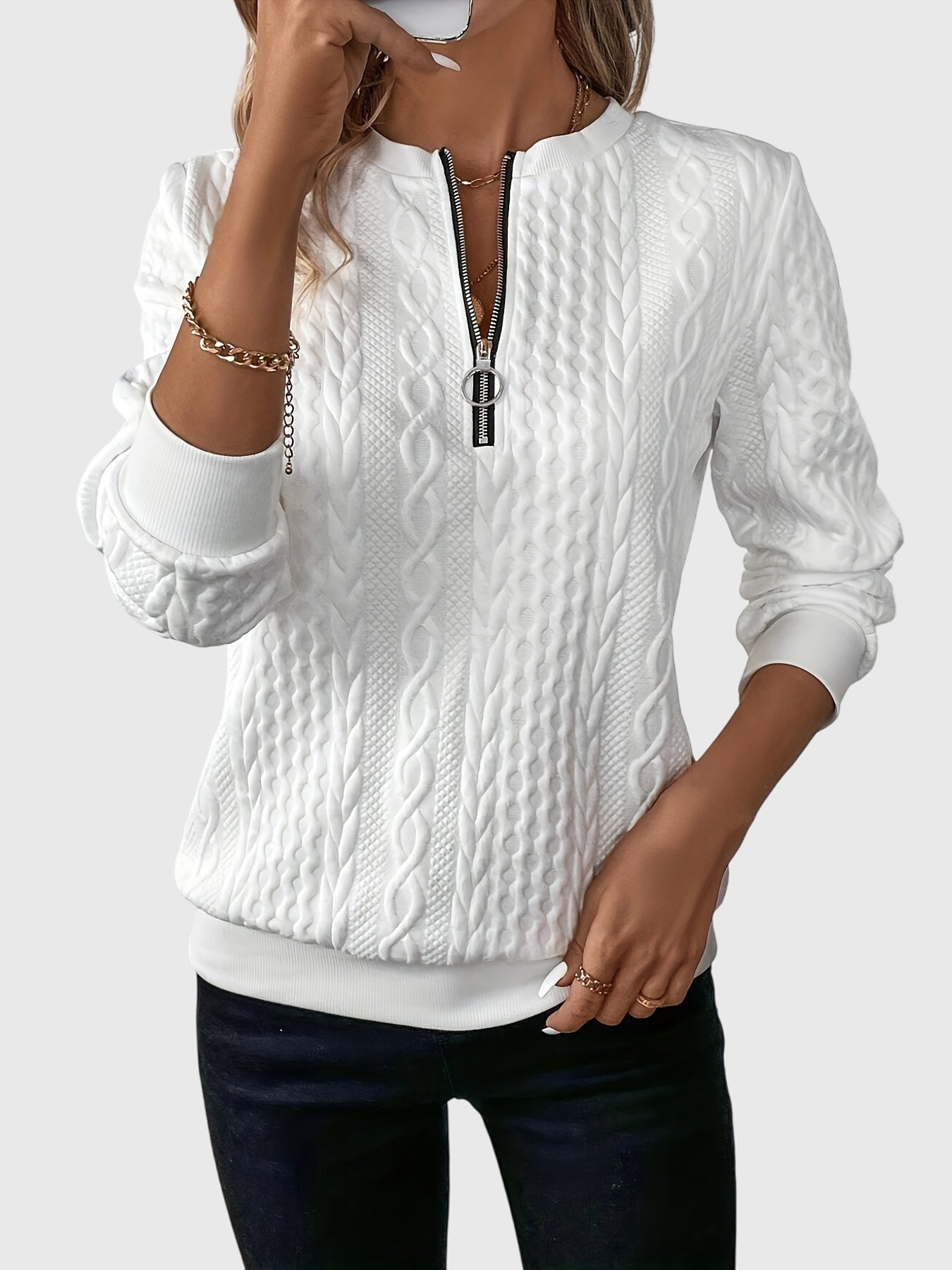 Marianne | Sweater with Zipper